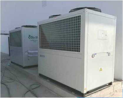 DC Inverter CO2 R417 R744 مضخة حرارة عالية COP للتبريد والتدفئة