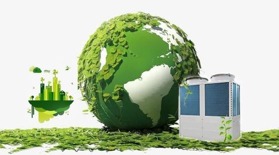 ارتفاع درجة الحرارة التجارية R744 CO2 مضخة الحرارة لتدفئة المنزل والتبريد