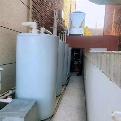 7KW CO2 R744 مصدر الهواء مضخة الحرارة سخان المياه انبعاثات الكربون محايدة الكربون