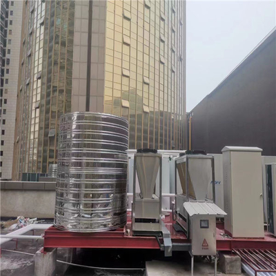 18KW CO2 R744 مصدر الهواء مضخة الحرارة سخان المياه EVI لدرجة الحرارة الباردة