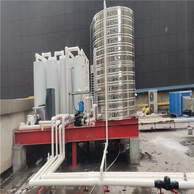 18KW CO2 R744 مصدر الهواء مضخة الحرارة سخان المياه EVI لدرجة الحرارة الباردة