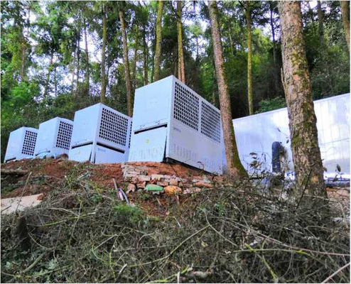 R744 CO2 مضخة حرارة الهواء إلى الماء 160kW التجارية لتسخين تبريد الماء الساخن