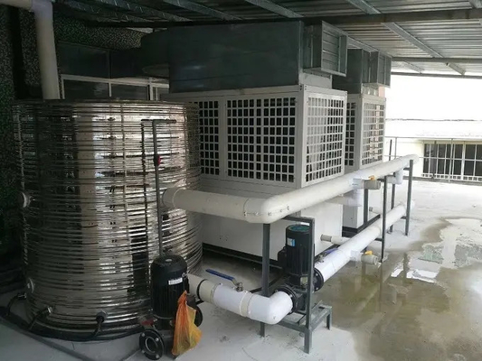 المضخة الحرارية المتتالية بالتحليل الديناميكي الحراري في نظام التسخين ذو درجة الحرارة العالية 225Kw